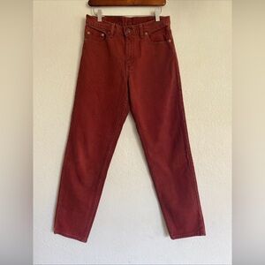 Vintage 90’s Levi’s 550 Red Jeans | Size 30 x 32 | Made in USA BARELY WORN!
